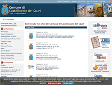 Tablet Screenshot of comune.castellucciodeisauri.fg.it